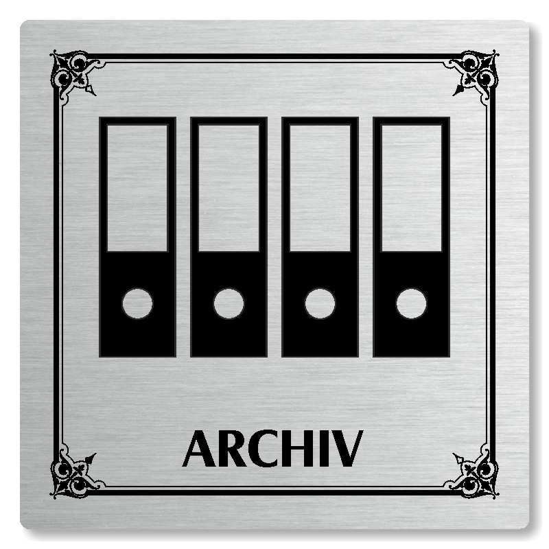 Archiv, 100x100mm, stříbrná, Nebraska